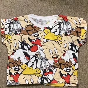 Loony tunes crop top ✨